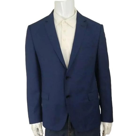 HUGO BOSS Navy Blue 2 Button Jacket